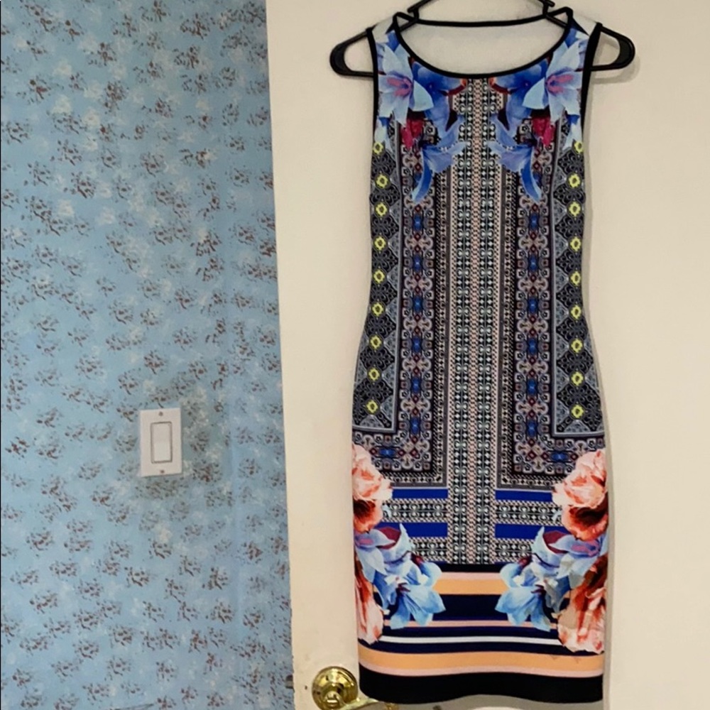 Clover canyon sleeveless scuba dress size M
